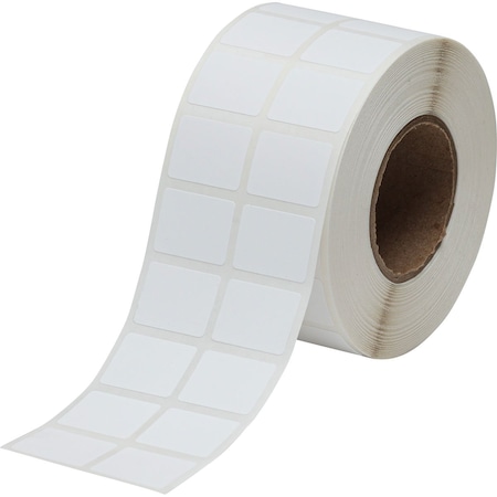Brady BradyJet J2000 Paper Labels 0.75 in H x 1 in W White 2700/RL J20-88-2550