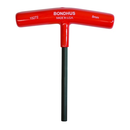 Bondhus 8mm Hex T-Handle 6in Length 15272