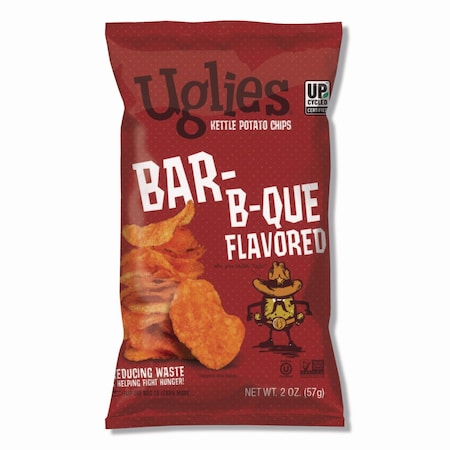 Uglies Kettle Potato Chips, Bar-B-Que, 2 oz Bags, 24PK DFN26103