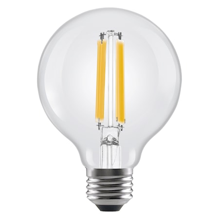 Sylvania/ Ledvance TruWave Natural LED G25, 6W, Dimmable, 90CRI, 500 Lumen, 2700K, 15000life LED6G25DIM927CL13YTLRP2/41333