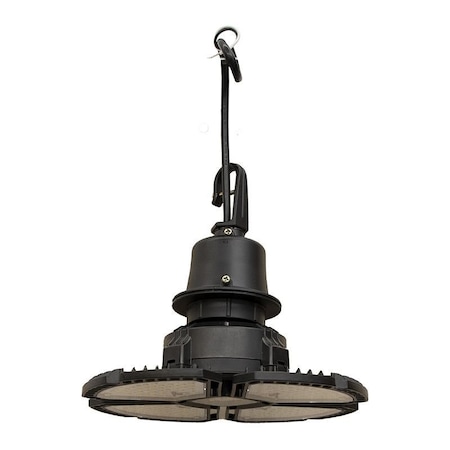 Westgate 100W 12000LM UFO HIGHBAY LAMP AND E26 SOCKET, ADJ. ANGLE, 50K, 5000K, Black UHL-100W-50K