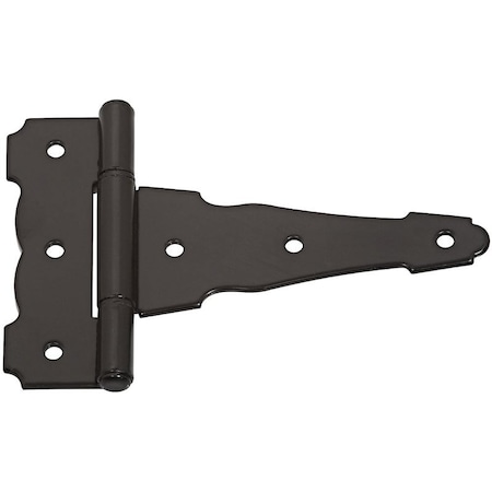 National Hardware T-Hinge, Steel, Black N881-904