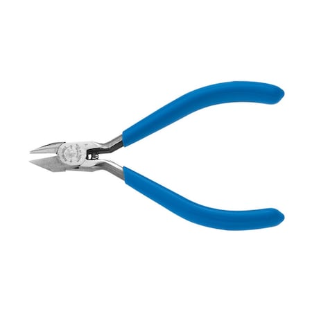 Klein Tools 4 1/4 in Precision Diagonal Cutting Plier Flush Cut Pointed Nose Uninsulated D259-4C