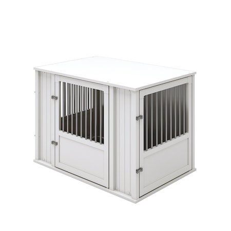 New Age Pet Flexidoor Pet Crate, Antique White, L EHDFX62-04L