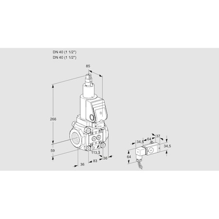 Honeywell Kromschroder VAS3T40N/LKGR KS88020574