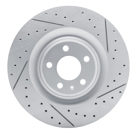 Dynamic Friction Co DFC Geoperformance Rotor - Drilled and Slotted 830-73079R