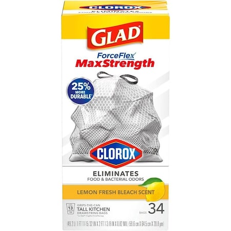 Glad Trash Bags Lmn 13G 34Pk 79297