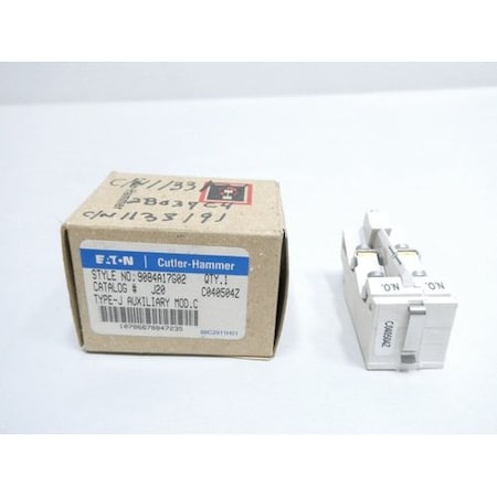 Eaton Cutler-Hammer Type J Auxiliary Contact 9084A17G02