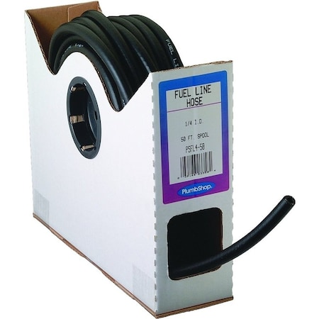 Abbott Rubber Fuel Hose, 50 ft L, 1/4 in ID, 1/2 in OD, 80 psi Pressure, PVC T22004002/SP23005