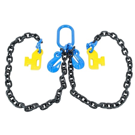 Mytee Products 1/2in x 5ft Sea Shipping Container Loading Chain Bridle G100 CNT-CB-125-G100