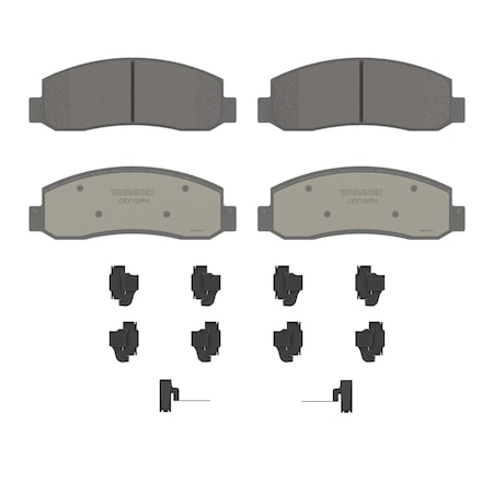 Wagner Brake OEX Front Disc Brake Pad Set Premium Semi - Met, OEX1069M