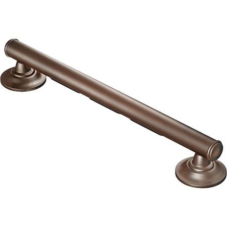 Moen Home Care 16'' Concealed Screw Designer Grab Bar with Grip Pad Old World Bronze LR8716D1GOWB