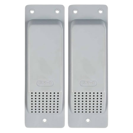 Mytee Products (2 Pack) Shipping Container Air Vent, Cross Flow Ventilation - Light Grey, 2PK CTL-VENTx2