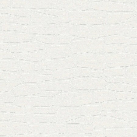Brewster Pieter White Stone Paintable Wallpaper 4000-3554-16