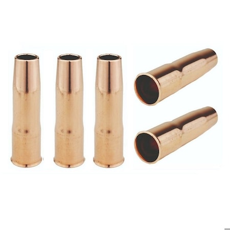 Star Tech Weld MIG Welding Nozzles for Tweco #2 & Lincoln Magnum 200, 5PK 22-50