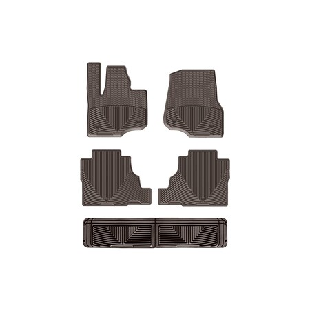 Weathertech Cocoa, Front, Rear, and Rear All Weather Floor Mats W477CO-W478CO-W60CO