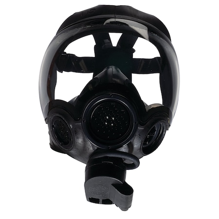 Msa Safety Millennium Gas Mask, Hycar Rubber, 6-Point Elastic Head Harness, M Mask Size 10051287