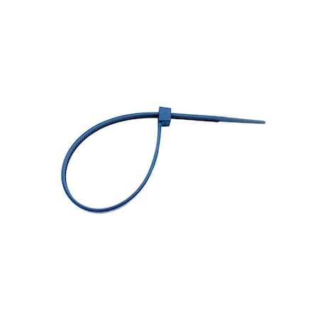 Detectamet Detectable Cable Tie, 200 mm L, Blue, Nylon, 100 PK 800-CT03-S118-X39