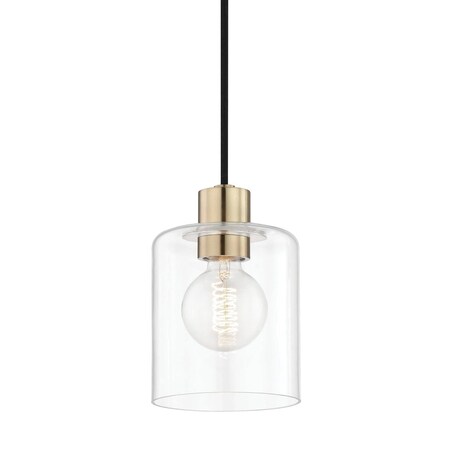 Mitzi Neko 1 Light Pendant 5.5 In. Aged Brass H108701-AGB
