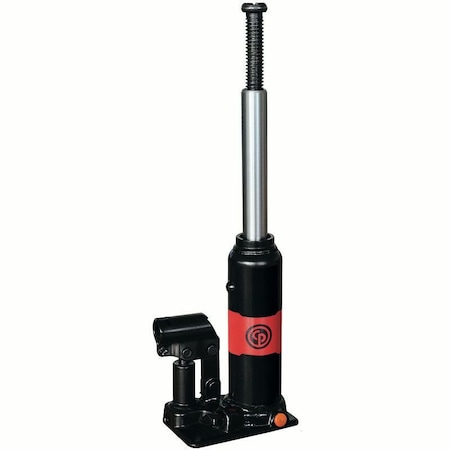Chicago Pneumatic Bottle Jack, 3 ton Lifting, 7-1/2 in H Min, 12.8 in H Max, 4.92 in W x 3.35 in D Base 8941081030