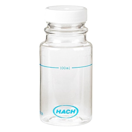 Hach Vial, 109.98 mm H, Not Applicable, White 2532800