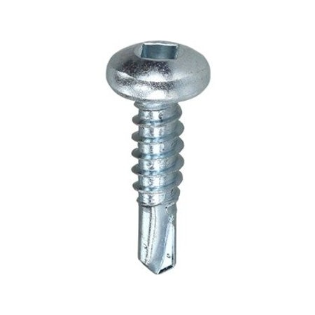 Dottie Self Drilling Screw Kit, Zinc Plated Finish, Carbon Steel, Pan Head Square Drive TK800DD