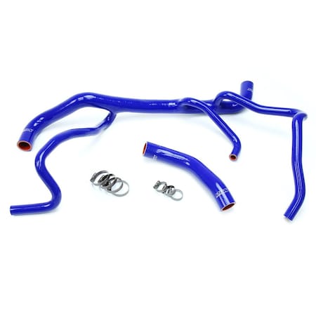 Hps Performance High Temp Reinforced Silicone Radiator Coolant Hose Kit, Blue, 57-1664-BLUE