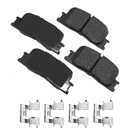 Akebono 01-06 Lexus/Toy/Toy Tk-Camry/Es300/Es-Rr Proact Disk Pad, Act885 ACT885