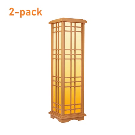 Techko Solar Zen Lantern Classic Style Large , 2PK SJL-603-1 (2-pack)