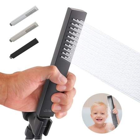 Supply Giant High Pressure Single Function Square Rainfall Showerhead, 2.5 GPM, 2in Face Diameter 74-927I-NC