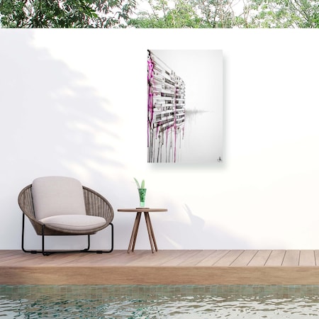 Trademark Fine Art Outdoor Canvas Art Marc Allante Rendition Wall Art for Patios, or Gardens GRL02065-OC1624WR