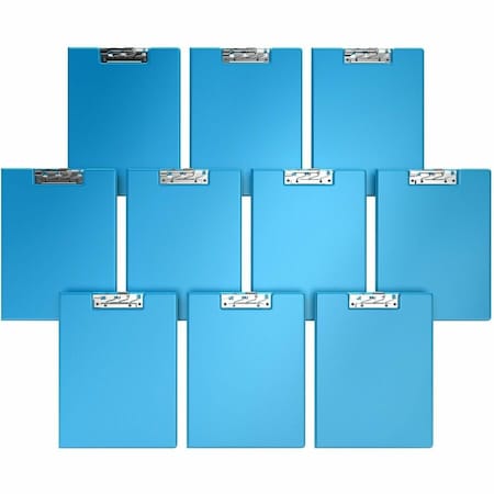 Davis Group Essential Clipboard, Lever Clip-Turquoise Blue, PK10 4511-52-10
