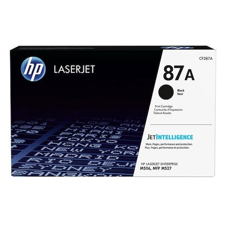 Hp 87A (CF287A) Black Original LaserJet Toner Cartridge (8,550 Yield) CF287A