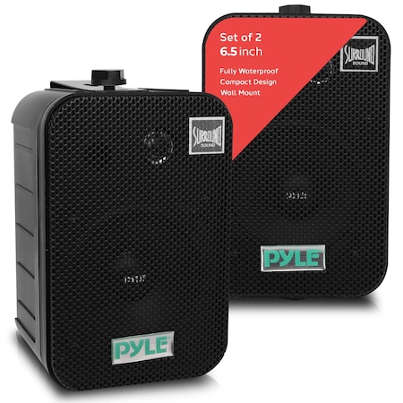 Pyle Dual Waterproof Outdoor -Speaker System PDWR50B