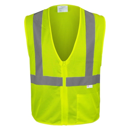 Reflective Apparel ANSI Type R Class 2 Value Mesh Vest 581ET-LM-SM