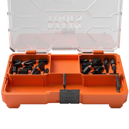Klein Tools Slim ProFlex Impact Bit Set, Phillips #2 and Square #2, 20-Piece 33002S