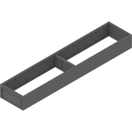 Blum 18-5/8in.D Gray Steel Narrow Ambia Utensil Insert for 20in. Drawers ZC7S500RS1