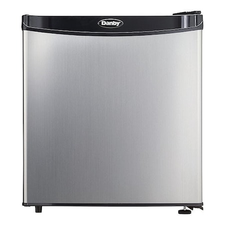 Danby Compact Fridge, 1.6 cu ft, Silver, Mini DAR016A1BSLDB