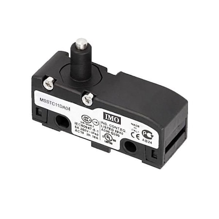 Imo Automation Microswitch, Screw Terminals Piston Plunger 3.8mm Diameter MSSTC11DA04