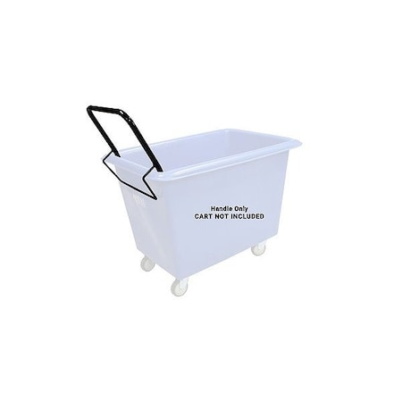 Royal Basket Trucks Basket Truck Handle, 16" L, 2" W, Black G00-BKX-HNP