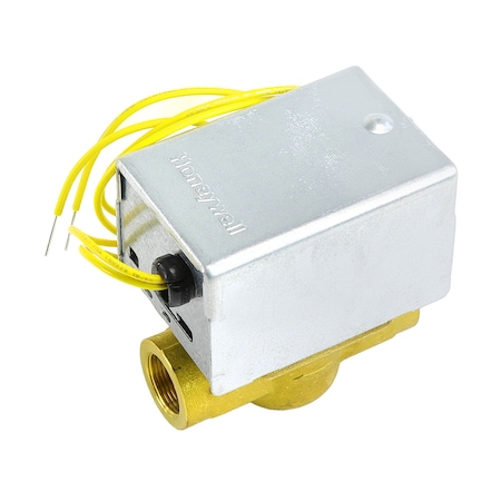 Resideo Zone Valve 1/2'' Inverted Flare 24 Vac 2 Way 18 '' Leads 3.5 Cv V8043D1205