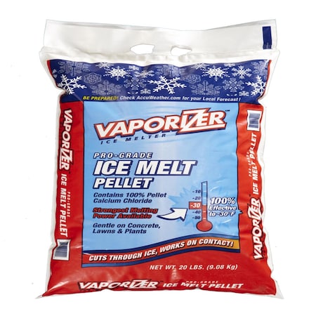 Vaporizer Calcium Chloride Pellet Ice Melt 20 lb VP-CP20BG