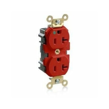 Leviton Lev-Lok Hospital Grade-MRI Duplex Receptacle, 20 Amp, 125 Volt MRI20-R