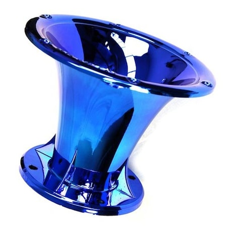 Deejay Led Blue Bolt-on Horn Flare with 2-in Throat for 2-in Compatible High Frequency Drivers TBH2INHORNBLUE
