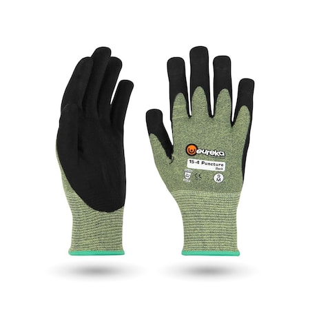 Eureka Safety Cut-Resistant Glove w/Puncture Back, Cut Level A4 , 7 1 PR 15-4PBACK-7