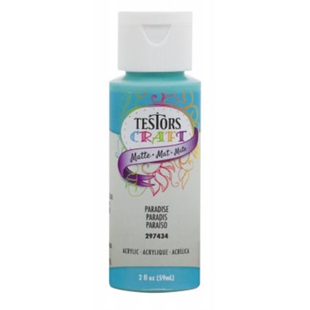 Testors 2 oz Paradise Matte Acrylic Craft Paint 223552