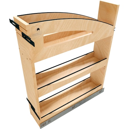 Revashelf Base Organizer 5-15/16in W Soft-close Wood/Black Craftsman 448CC-BCSC-5MB