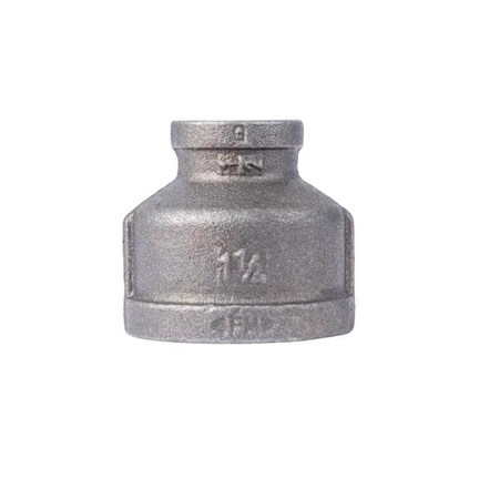 Stz Industries 1-1/4 in. FIP each X 1 in. D FIP Black Malleable Iron Reducing Coupling 310RC-1141
