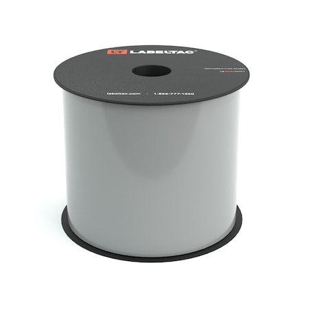 Labeltac LabelTac 4 and Pro Model High Performance 10-Year Vinyl Supply 4in x 150ft, Gray LT408HP