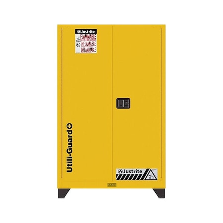 Justrite Utili-Guard+ Flammable Cabinet 90 Gal U899020